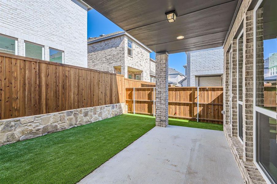 View of yard featuring a patio area