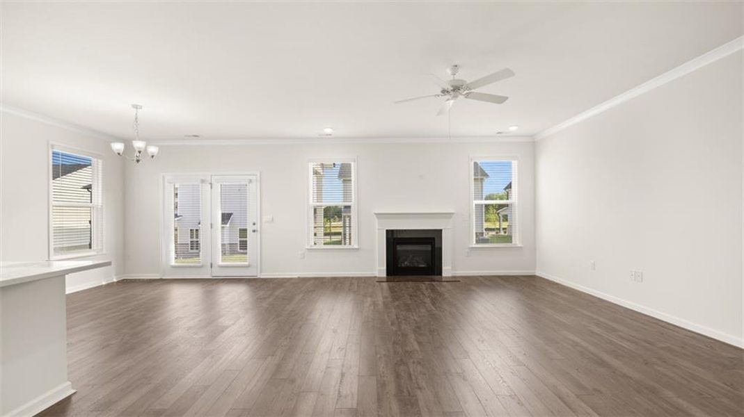 Spacious, unfurnished interior of a new home in The Gates at Pates Creek, Hampton (Image 20).