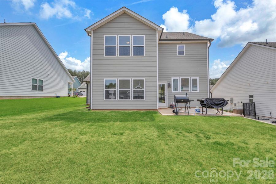 Exterior details and patio area of a home in Edgewater - The Links, Lancaster (Image 3).