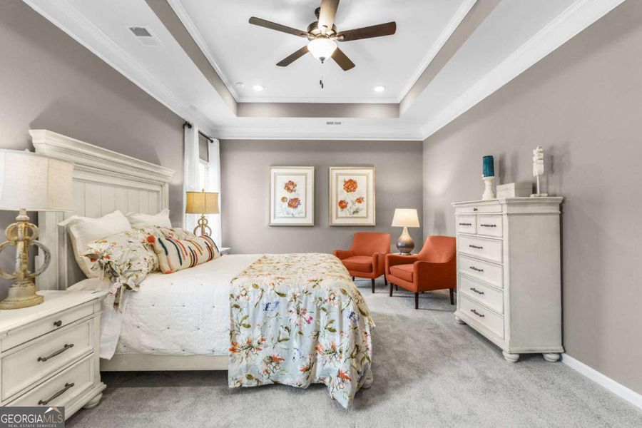 Furnished interior view inside a new home in Trellis Park, Hampton (Image 34).