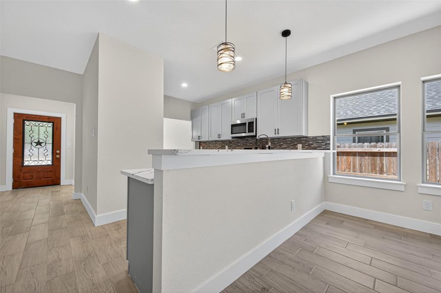Furnished interior view inside a new home in , Cleveland (Image 11).