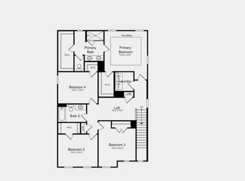 2D floor plan layout of this home in Windance Lake, Loganville, GA (Image 2). 2D floor plan layout of this home in Windance Lake, Loganville, GA (Image 2).
