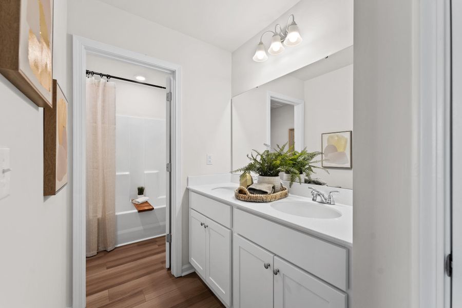 Furnished interior view inside a new home in Six Oaks, Summerville (Image 12).