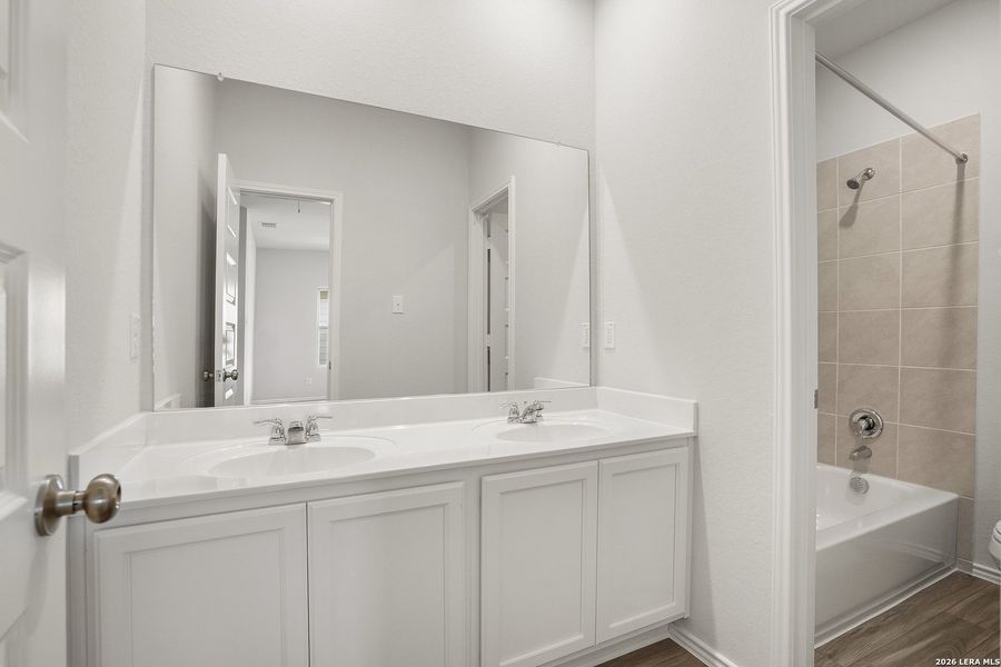 Furnished interior view inside a new home in Blue Ridge Ranch, San Antonio (Image 6).