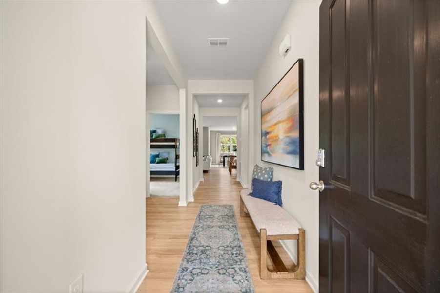 Furnished interior view inside a new home in Northberry, Rome (Image 10).