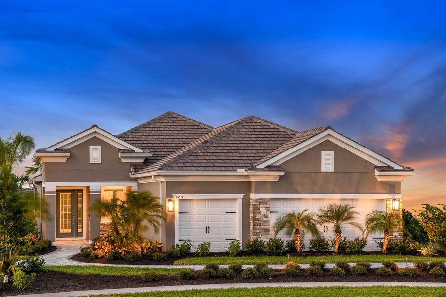 Representative exterior photo of a completed home built from the Bright Meadow 2 by Neal Communities in Grand Park, Sarasota, FL (Image 2).