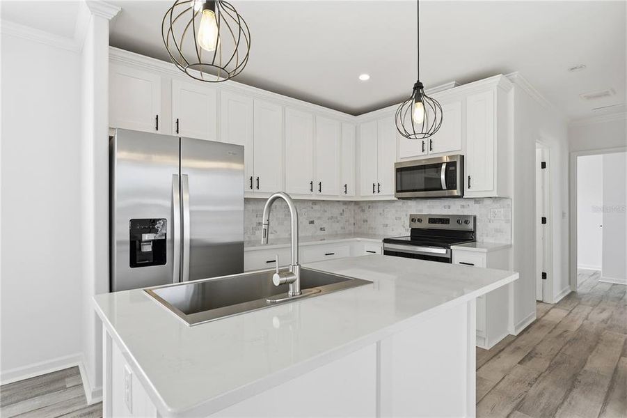 Furnished interior view inside a new home in , Longboat Key (Image 7).
