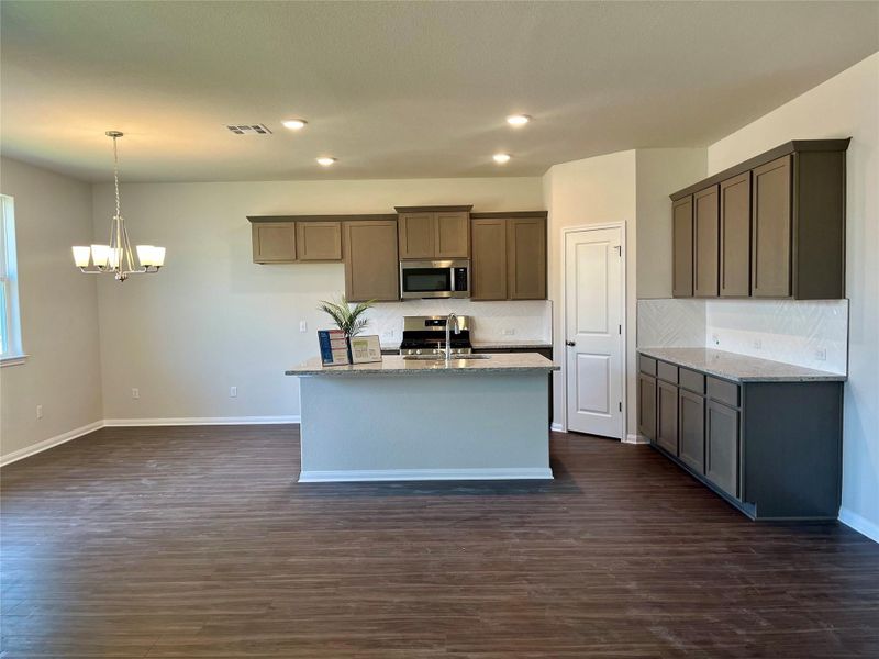 Furnished interior view inside a new home in Anthem Cottages, Kyle (Image 5).
