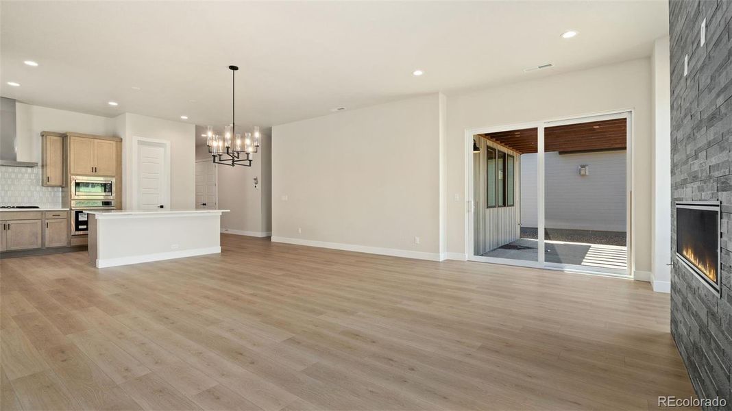 Spacious, unfurnished interior of a new home in Pelican Shores at Water Valley, Windsor (Image 21).