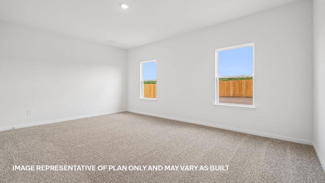 Spacious, unfurnished interior of a new home in Prairie Lakes, Buda (Image 25).