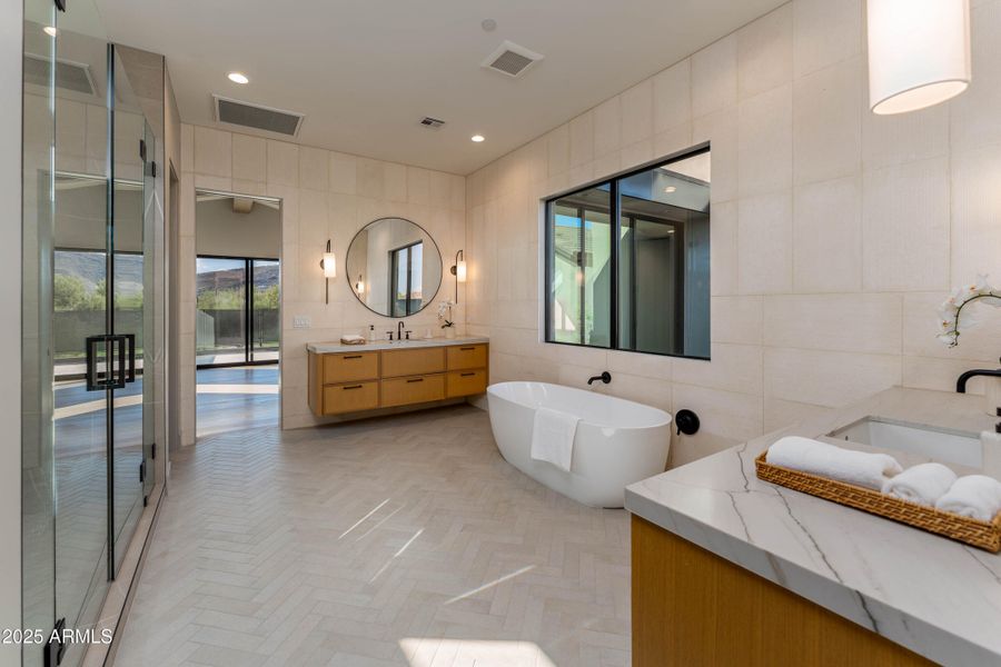 Primary bathroom Primary bathroom