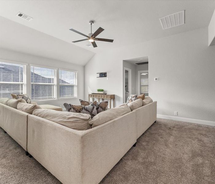 Furnished interior view inside a new home in The Lakes at Parks of Aledo, Aledo (Image 6).