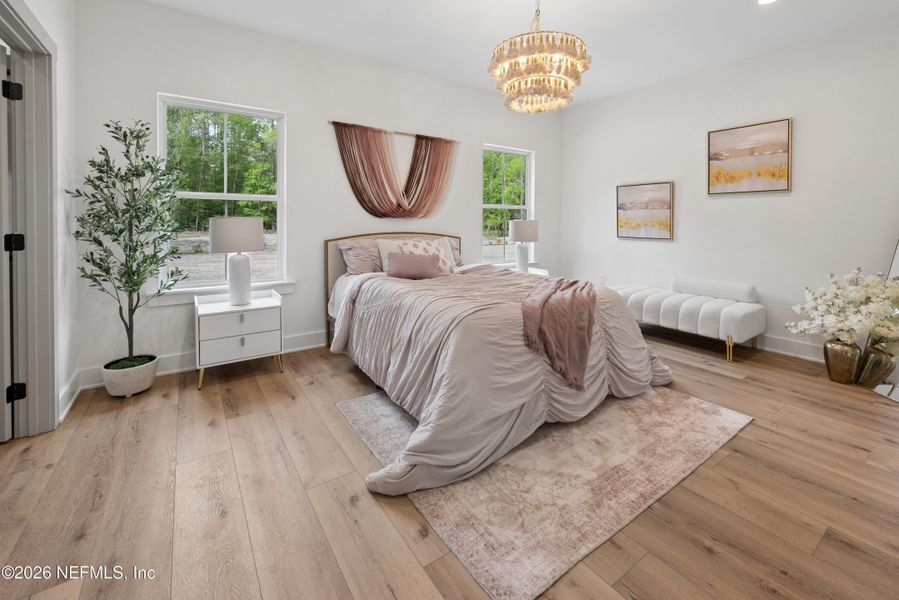 Furnished interior view inside a new home in , Starke (Image 39).