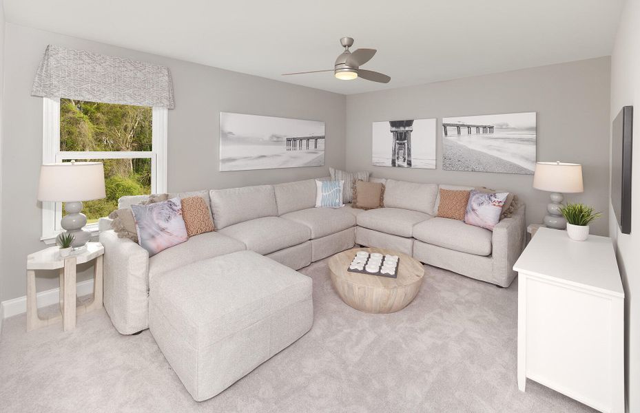 Furnished interior view inside a new home in , Summerville (Image 4).