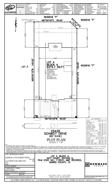 2D floor plan layout of this home in Katy Court 60', Katy, TX (Image 1). 2D floor plan layout of this home in Katy Court 60', Katy, TX (Image 1).