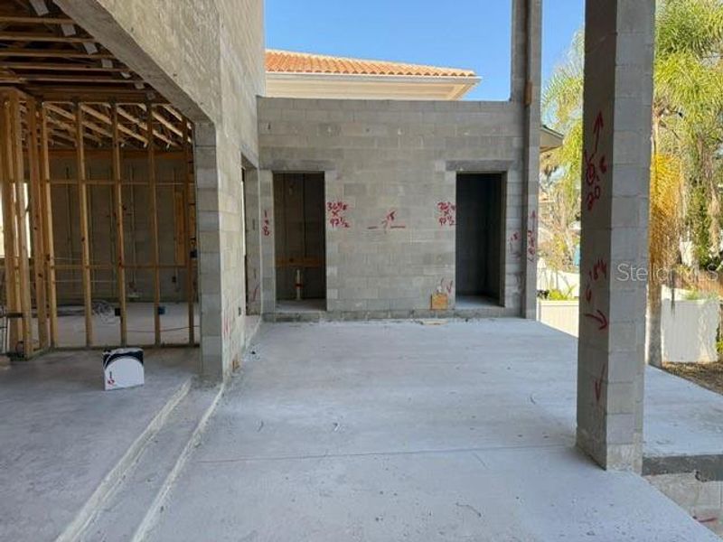 In-progress construction of a new home in , Tampa, FL (Image 6).