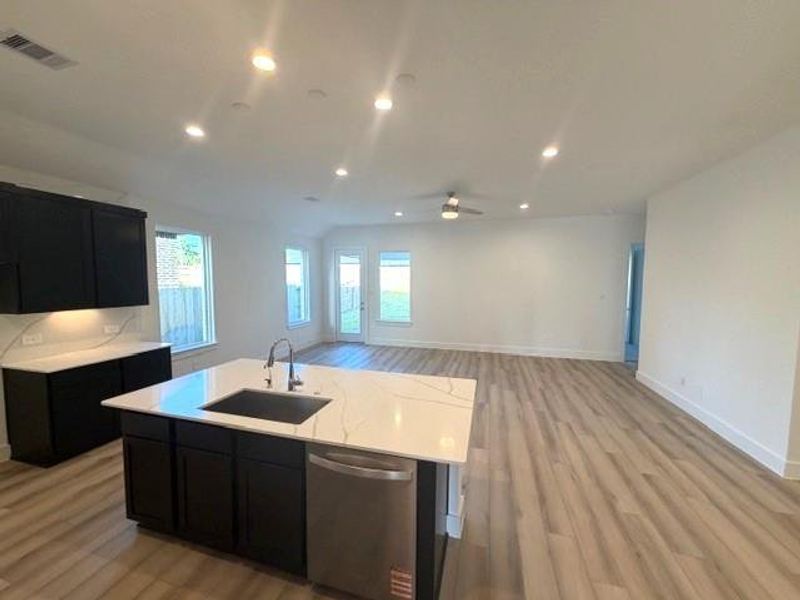 Furnished interior view inside a new home in Hills of Westlake, Conroe (Image 5). Furnished interior view inside a new home in Hills of Westlake, Conroe (Image 5).