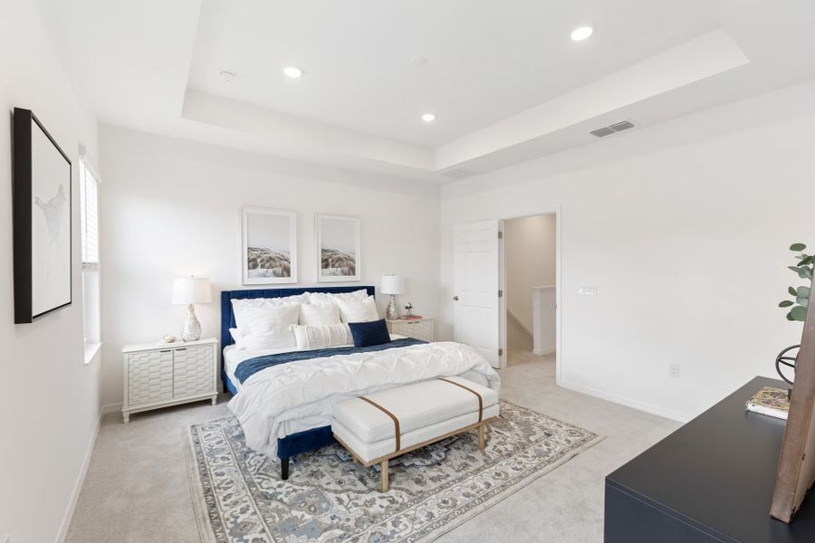 Representative furnished interior of a home built from the Jackson by Park Square Residential in Brixton, St. Cloud (Image 16).