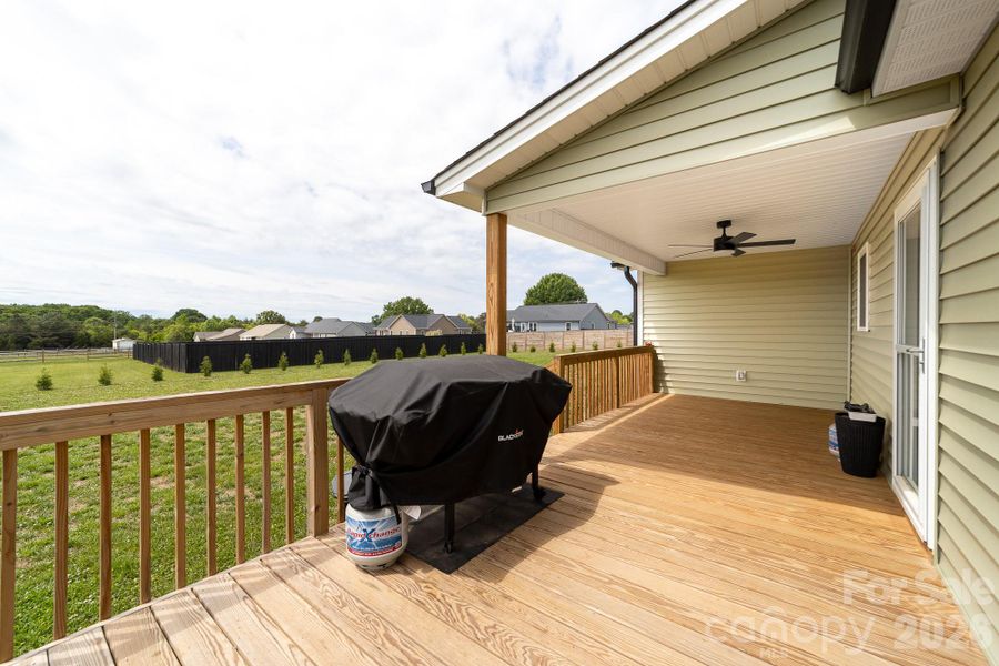 Exterior details and patio area of a home in , Lincolnton (Image 27).