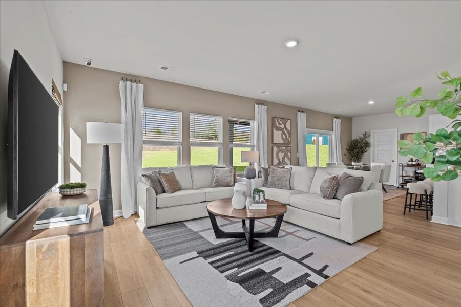 Furnished interior view inside a new home in Shiloh Valley, Piedmont (Image 9).