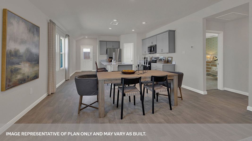 Furnished interior view inside a new home in Whisper South, San Marcos (Image 6).