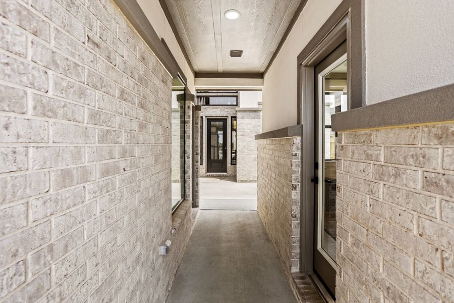 Exterior details and patio area of a home in Jubilee 45', 50', 70', Hockley (Image 31).