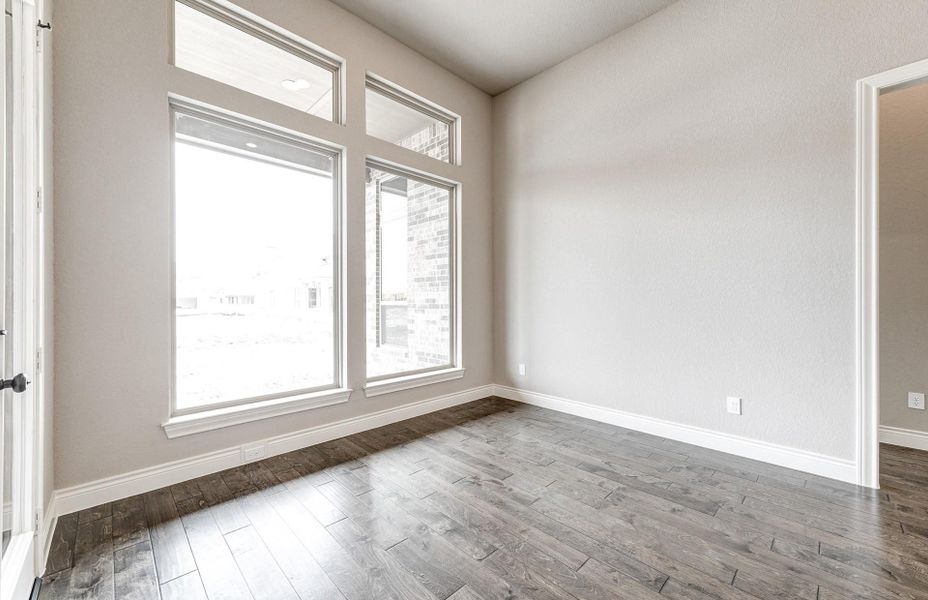 Spacious, unfurnished interior of a new home in The Woodlands Hills 65′, Willis (Image 33).