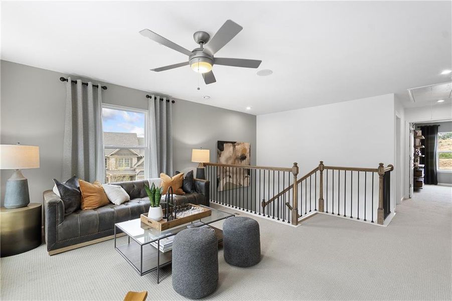 Furnished interior view inside a new home in Sierra Creek, Hoschton (Image 29).