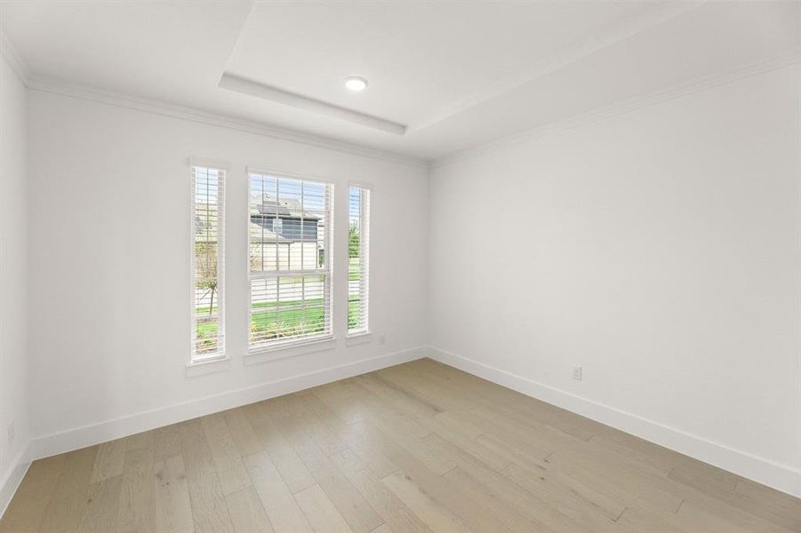 Spacious, unfurnished interior of a new home in Woodcreek, Fate (Image 25). Spacious, unfurnished interior of a new home in Woodcreek, Fate (Image 25).