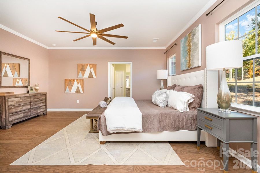 Furnished interior view inside a new home in , Charlotte (Image 30).