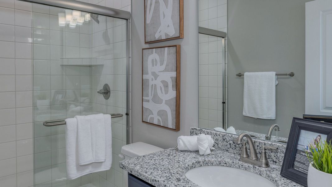 Representative furnished interior of a home built from the Palazzo by Epcon Communities in The Courtyards on the Greenway, Matthews (Image 48).