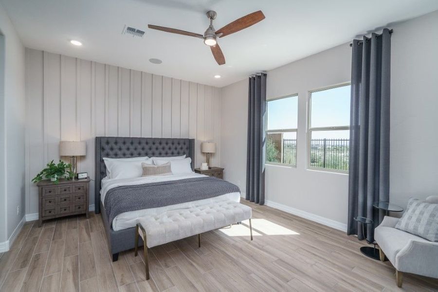 Furnished interior view inside a new home in The Ridge at Sienna Hills, Buckeye (Image 13).
