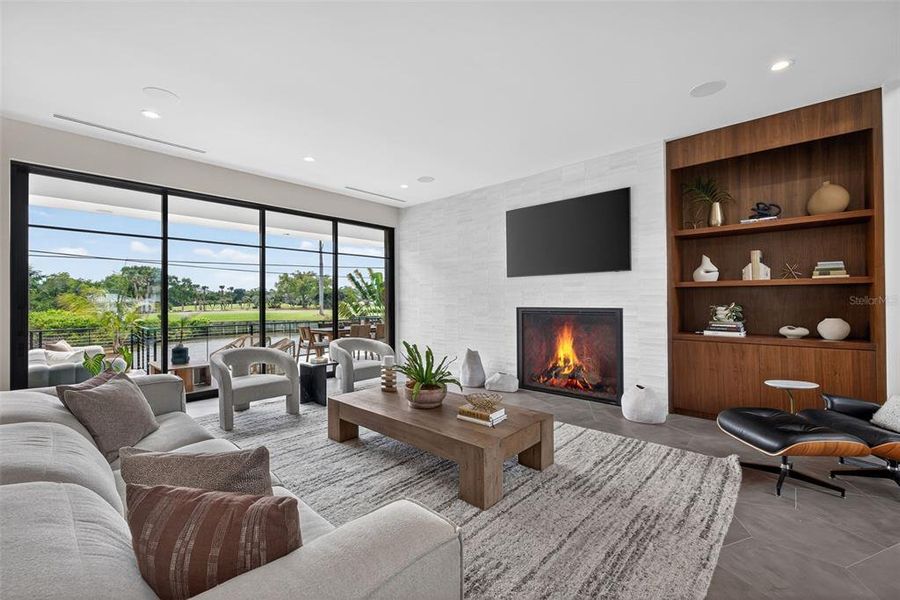 Furnished interior view inside a new home in , St. Petersburg (Image 16).