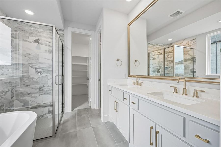 Furnished interior view inside a new home in Mosaic: 40ft. lots, Celina (Image 13). Furnished interior view inside a new home in Mosaic: 40ft. lots, Celina (Image 13).