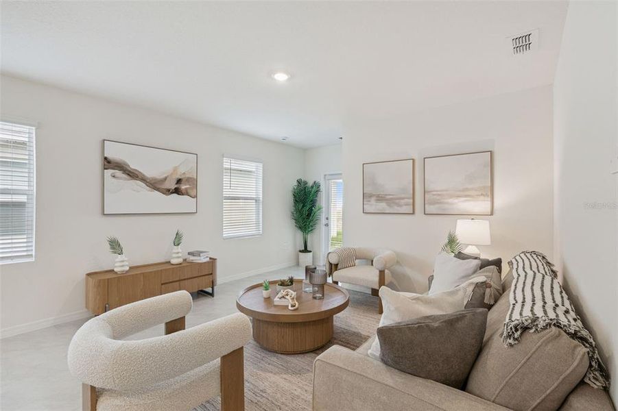 Furnished interior view inside a new home in , Haines City (Image 10).