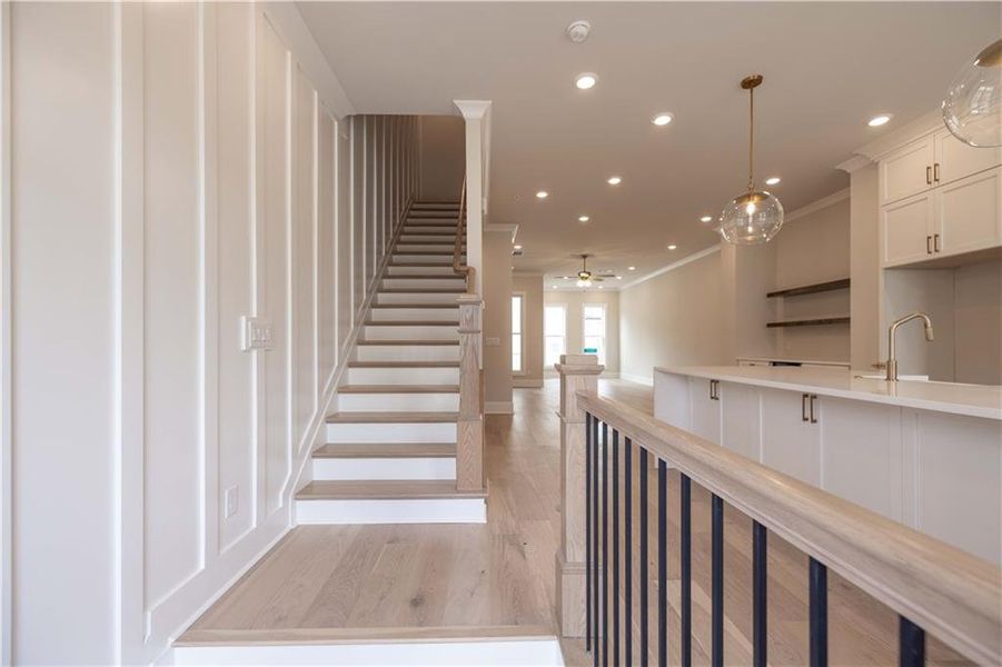 Spacious, unfurnished interior of a new home in Townes 333, Peachtree Corners (Image 45).