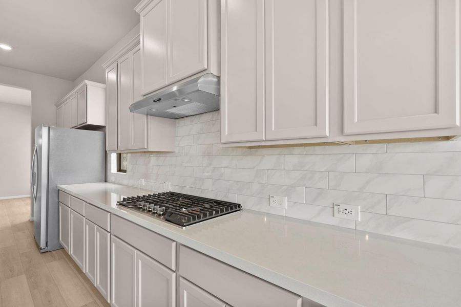 Furnished interior view inside a new home in Pomona, Manvel (Image 8).