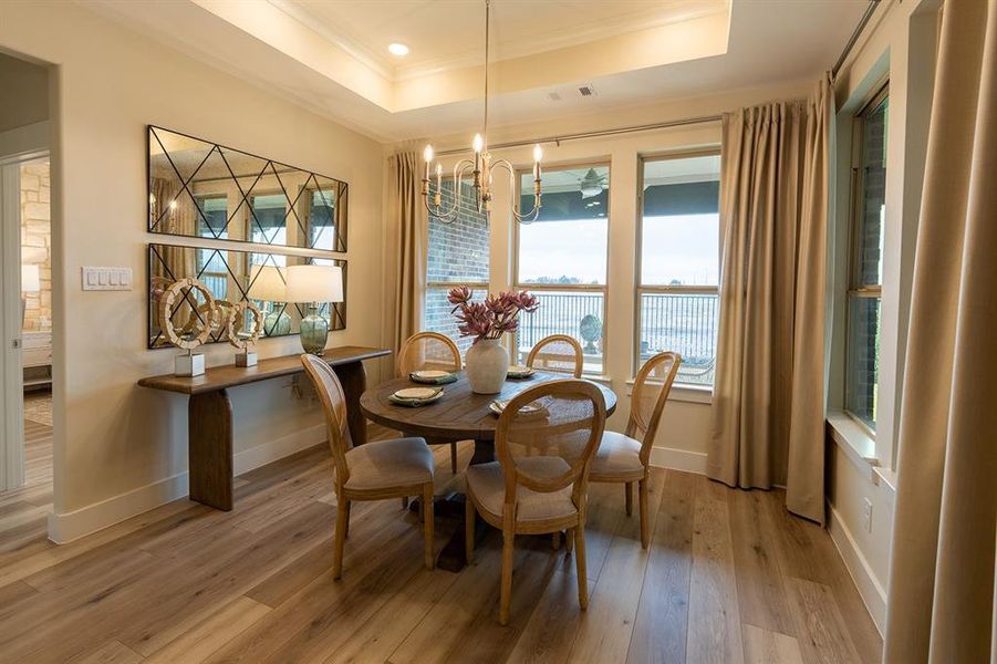 Furnished interior view inside a new home in , Little Elm (Image 8).