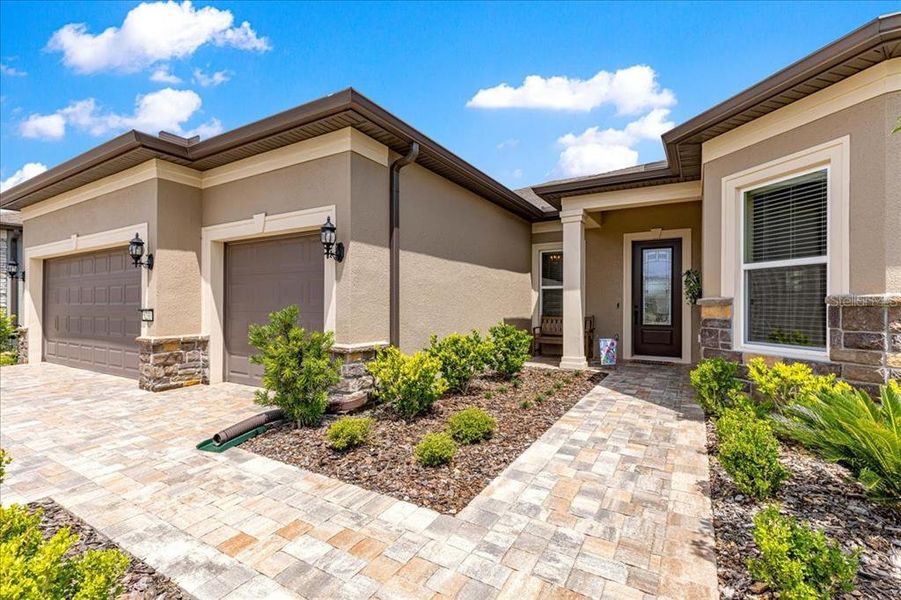 Front exterior of a new home in , Ocala, FL, highlighting curb appeal (Image 23).