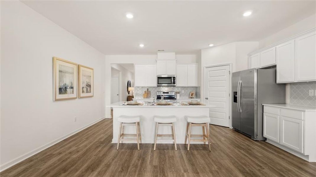 Furnished interior view inside a new home in The Preserve at Agricultural Village, Perry (Image 34).