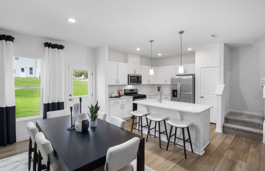 Furnished interior view inside a new home in Carpenter Falls, Durham (Image 14).