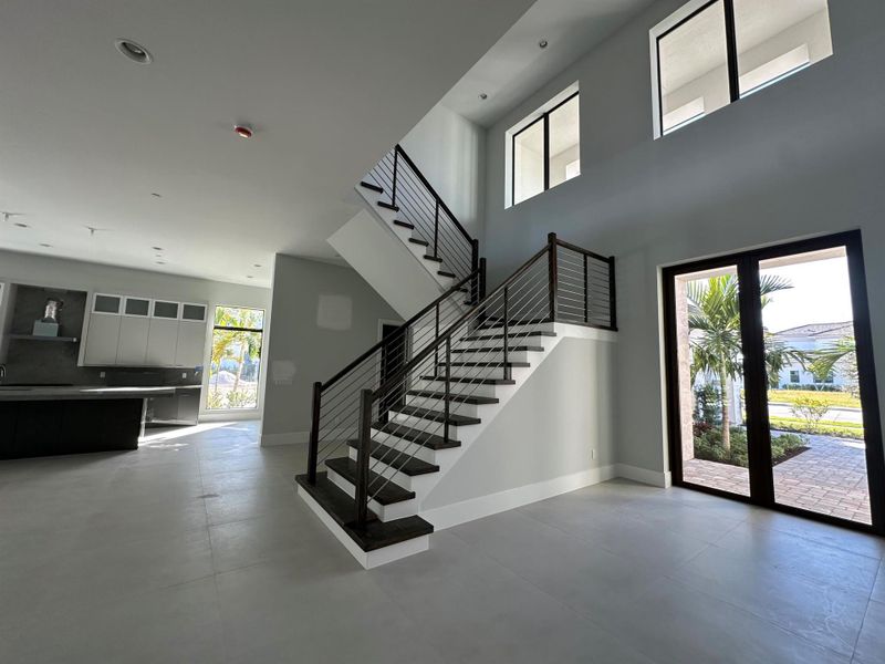 Exterior details and patio area of a home in Coral Isles at Avenir, Palm Beach Gardens (Image 11).