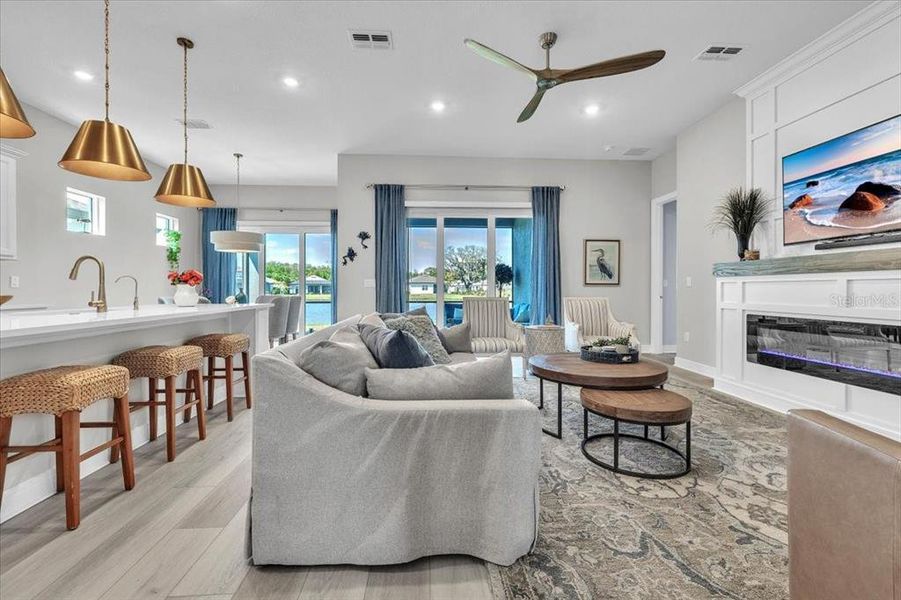 Furnished interior view inside a new home in , Parrish (Image 60).