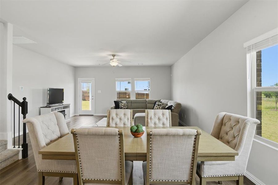 Furnished interior view inside a new home in Briarwood Hills - Highland Series, Forney (Image 12). Furnished interior view inside a new home in Briarwood Hills - Highland Series, Forney (Image 12).