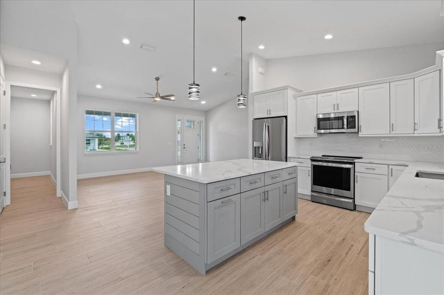 Furnished interior view inside a new home in , Englewood (Image 9). Furnished interior view inside a new home in , Englewood (Image 9).
