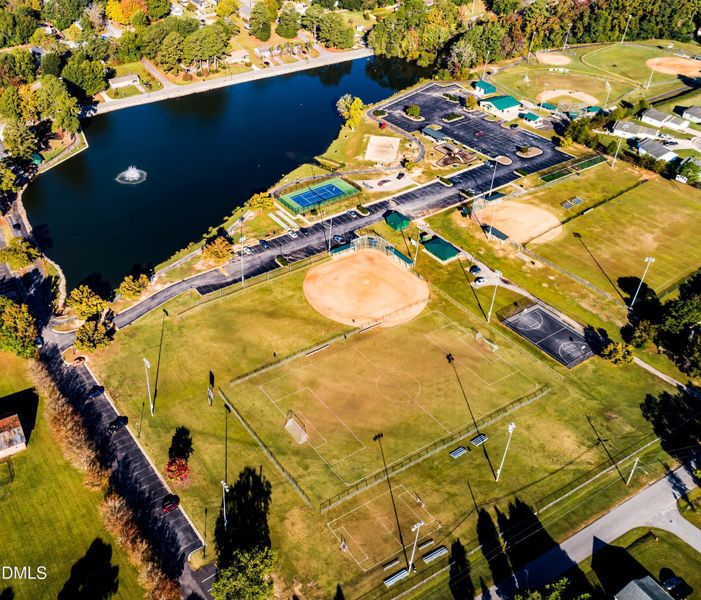 Jack Marley Park Angier NC aerial Jack Marley Park Angier NC aerial