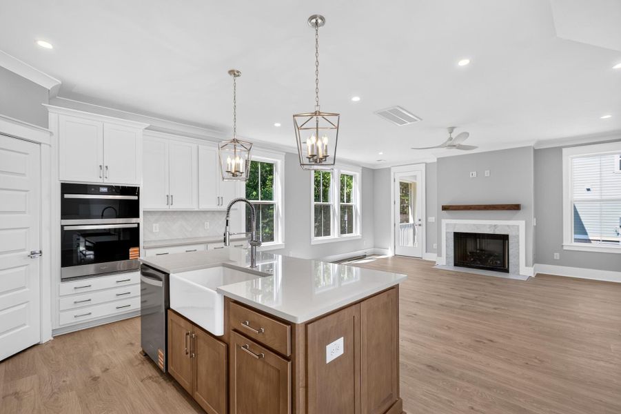 Furnished interior view inside a new home in Waterloo Estates, Johns Island (Image 5).