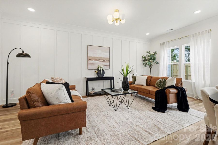 Furnished interior view inside a new home in , Charlotte (Image 5).