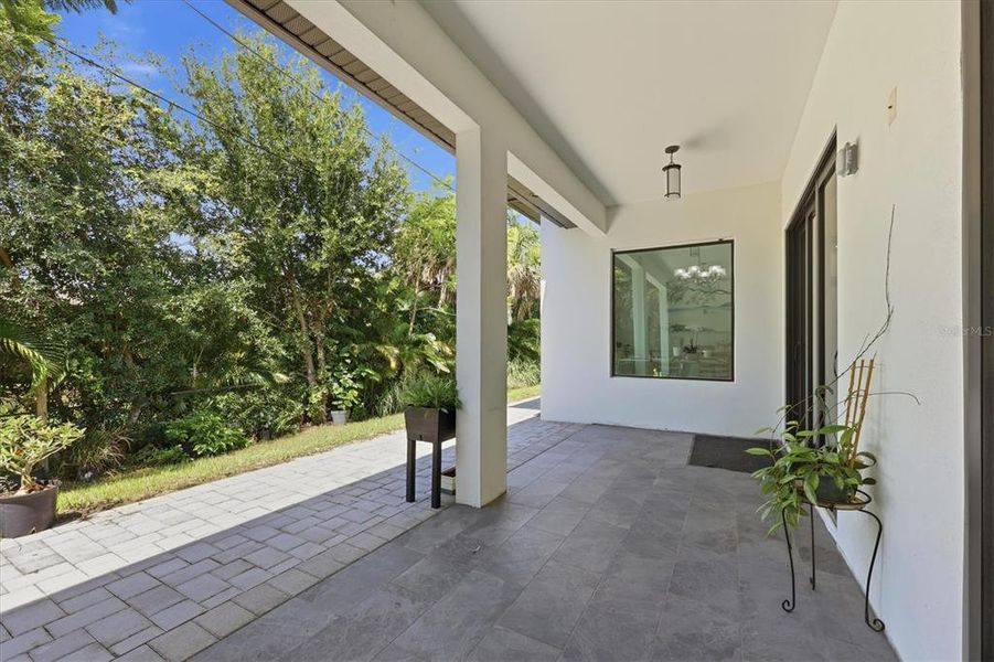 Exterior details and patio area of a home in , Venice (Image 22). Exterior details and patio area of a home in , Venice (Image 22).