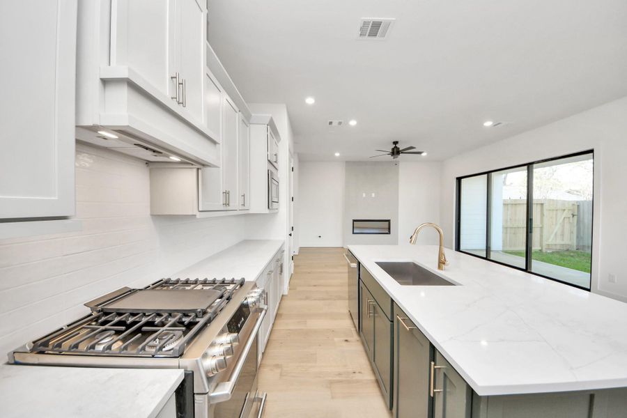 Furnished interior view inside a new home in Caywood Place, Houston (Image 11).